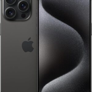 Apple iPhone 15 Pro Max, 256GB, Black Titanium