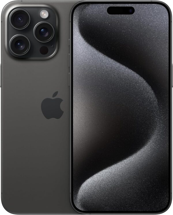 Apple iPhone 15 Pro Max, 256GB, Black Titanium