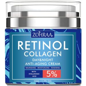 Retinol Cream for Face - Facial Moisturizer with Collagen