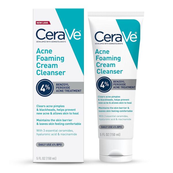 CeraVe Acne Foaming Cream Cleanser