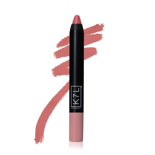 K7L Nude Pink Lipstick Crayon - Matte - Tip Toe