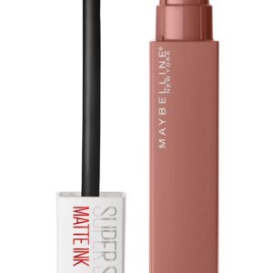 Maybelline Super Stay Matte Ink Liquid Lipstick Makeup, Long Lasting High Impact Color, Up to 16H Wear, Seductress, Light Rosey Nude, 1 Count