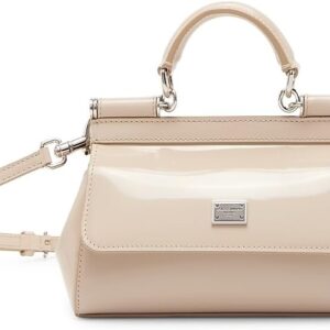 Dolce&Gabbana Small Sicily Patent Leather Top Handle Bag