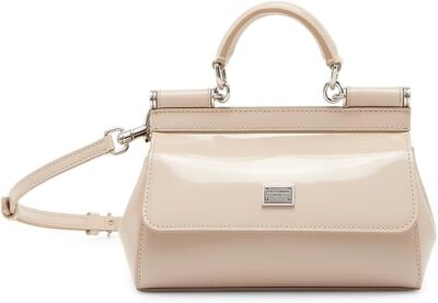 Dolce&Gabbana Small Sicily Patent Leather Top Handle Bag
