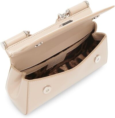 Dolce&Gabbana Small Sicily Patent Leather Top Handle Bag - Image 4
