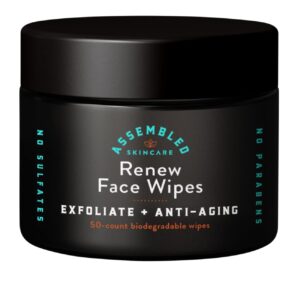Renew Face Wipes, 50-Count