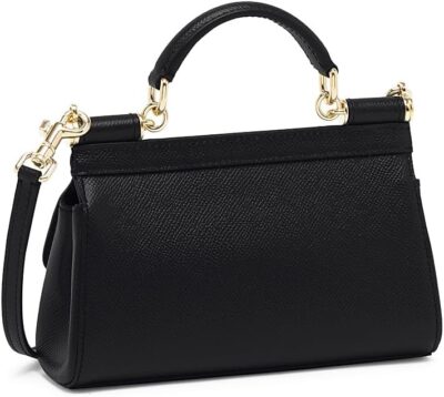 Dolce&Gabbana Small Sicily Leather Handbag - Image 4
