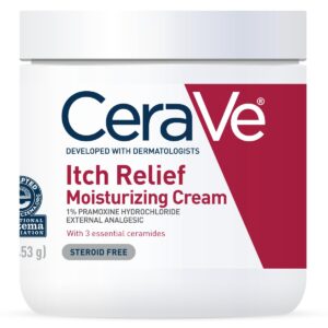CeraVe Moisturizing Cream for Itch Relief,