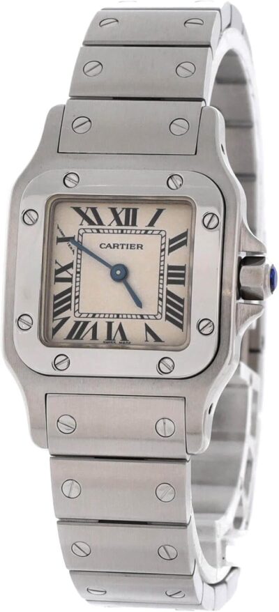 Cartier, Pre-Loved Santos de Cartier Galbee Quartz - Image 2