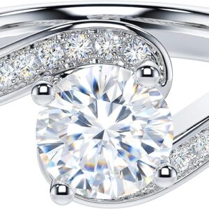 THELANDA Genuine Moissanite or Simulated Diamond