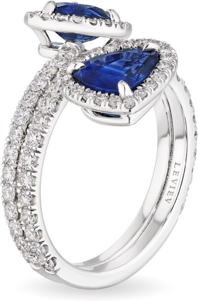 Starlit Majesty' Diamond Ring, 18K White Gold - Image 3