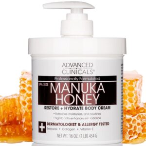 Advanced Clinicals Manuka Honey Body Cream