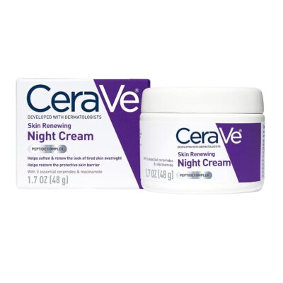 CeraVe Skin Renewing Night Cream, Niacinamide
