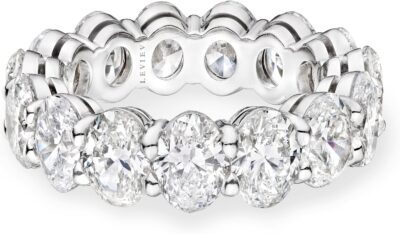 Oval Cut Diamond Eternity Band