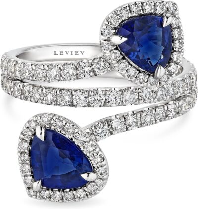 Starlit Majesty' Diamond Ring, 18K White Gold