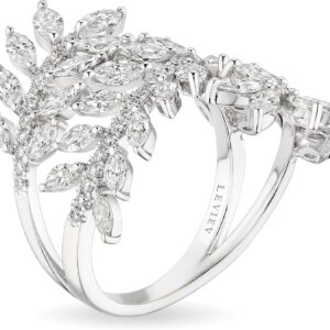 Starlit Reverie Diamond Ring, 18K White Gold